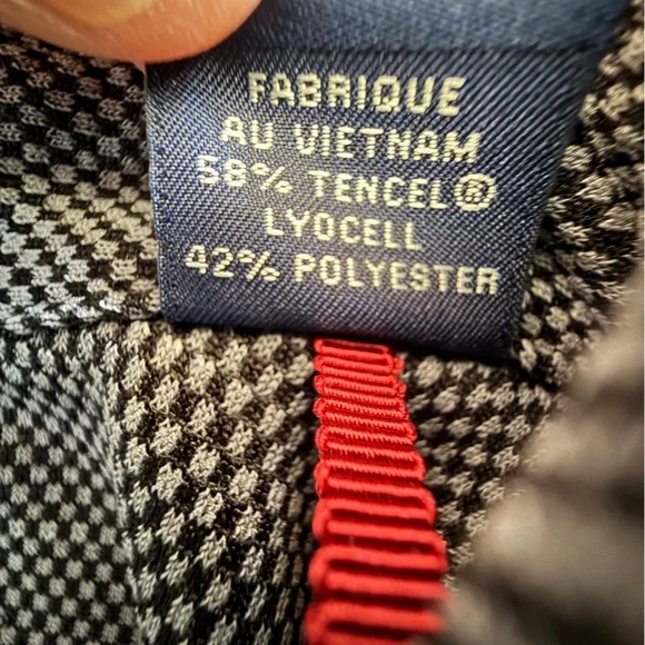 Tommy Bahama Men’s Gray Short Sleeve Polo Shirt Size L Tencel Blend - Picture 9 of 10